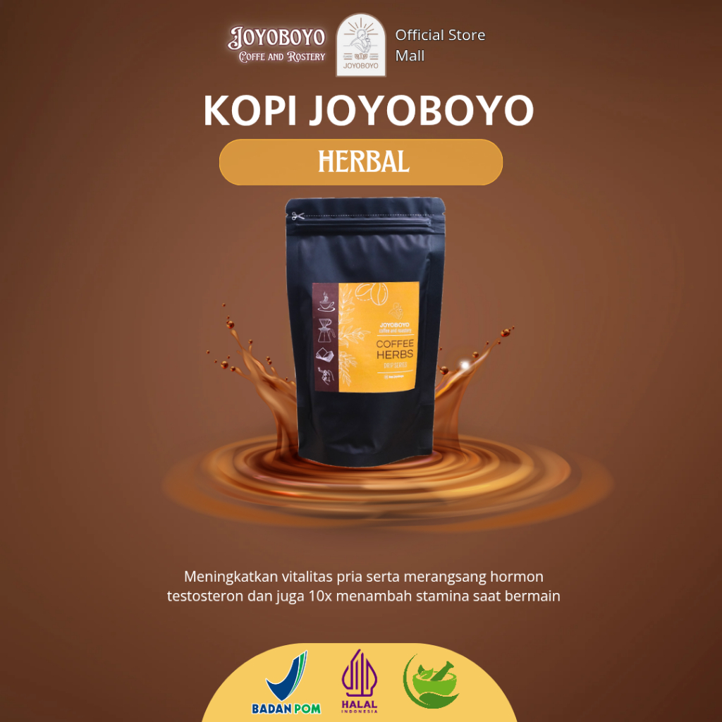 

Joyoboyo Kopi Lanang Herbal Stamina Pria Kuat Tahan Lama Isi 150gr