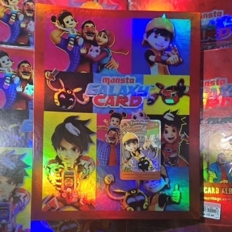 Album Monsta Galaxy Card [Boboiboy & Ochobot Gold Card]