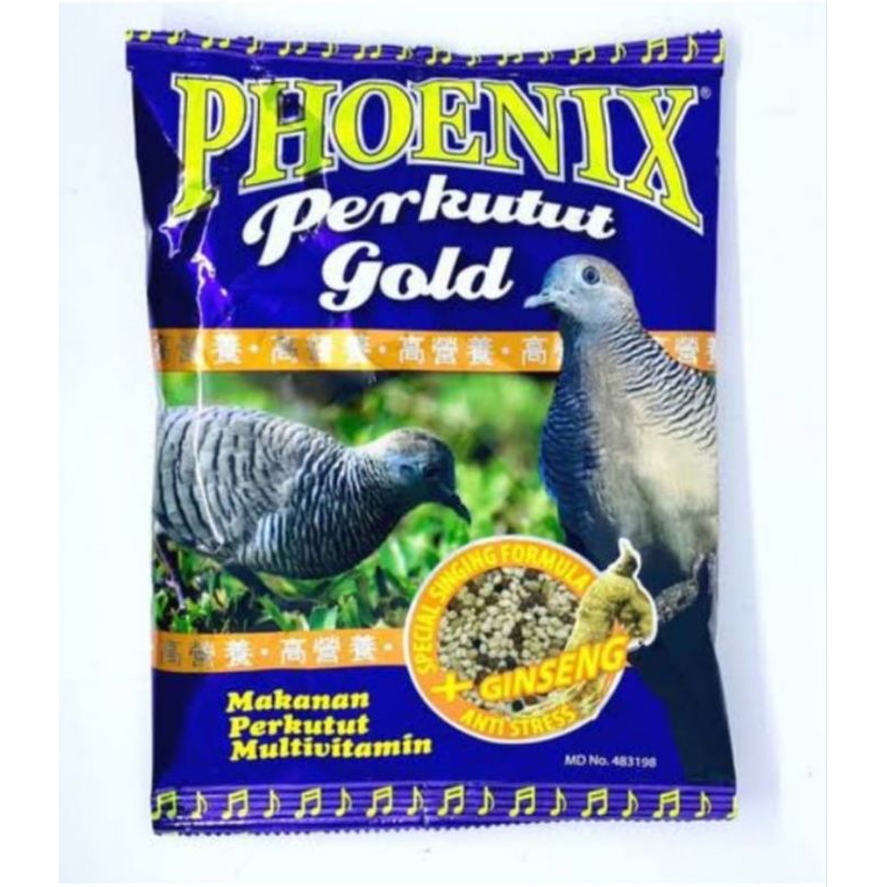 makanan perkutut Phoniex kutut gold