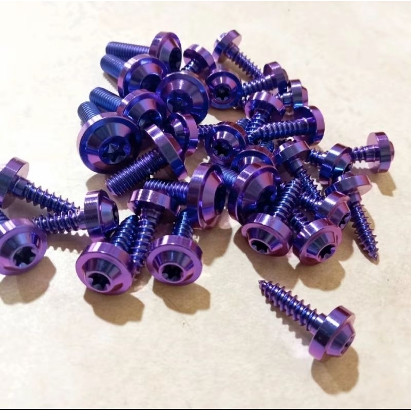 1SET BODY AEROX NEW OLD ORIGINAL TITANIUM GR5