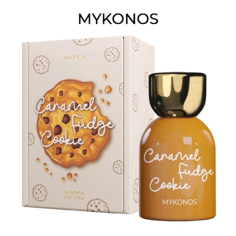 Promo Parfum Mykonos Caramel Fudge Cookie 50Ml EDP Eau De Parfume Pewangi Badan Pakaian Baju Origina