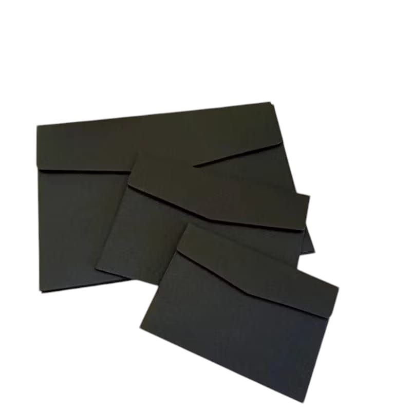AMPLOP HITAM PREMIUM / AMPLOP BLACK PAPER / AMPLOP HITAM POLOS B7 A6 A5
