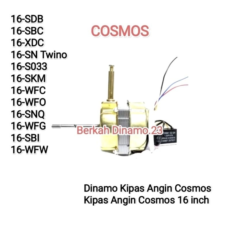 ALL TYPE COSMOS Motor Dinamo Mesin Kipas Angin COSMOS 16-SDB 16-SBC 16-XDC 16-SN Twino 16-S033 16-SK
