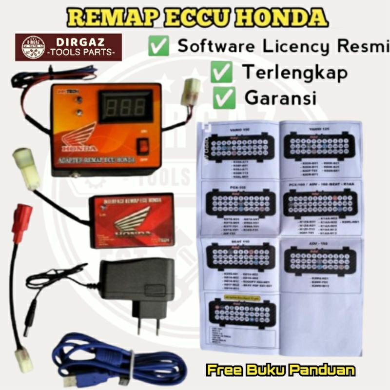 Alat remap ecu eccu motor honda terlengkap keihin shindengen | scaner scanner motor injeksi beat sco