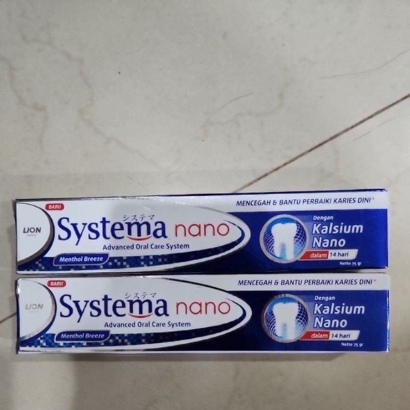 pasta gigi Systema Nano menthol breeze 75 gr