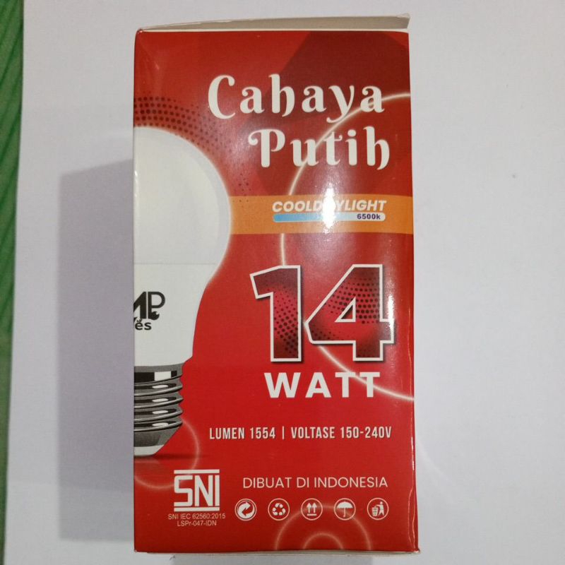 LAMPU LED 14 WATT BULB KWALITAS SNI