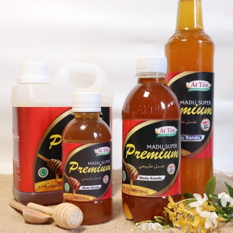 

Madu Randu Premium At Tiin Asli Murni Bersanad - Kualitas Terjamin (Gen/Botol/Pet)