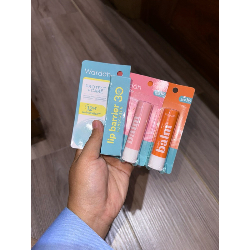 NEW WARDAH LIP BALM SPF 15, LIP BARRIER SUNSCREEN SPF 30