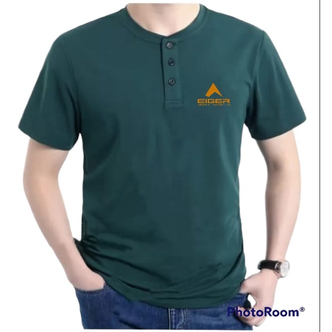 Kaos Pria Kancing Terbaru / Kaos polos distro / kaos kancing tiga / kaos distro terbaru / kaos Lenga