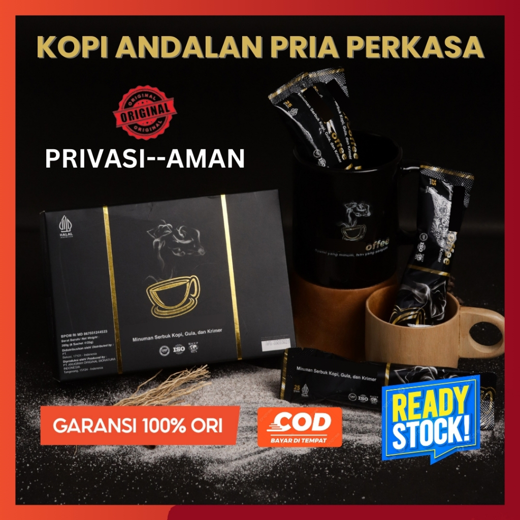 

NF Monceerr Coffee Original Kopi Stamina Pria Kuat Perkasa 10 Kali Tahan Lama Alami Aman Di Konsumsi