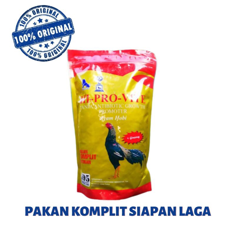 Hi Pro Vite Pakan Ayam Bangkok Aduan 595K Lengkap Gabah Dan Ginseng Racikan Khusus Laga
