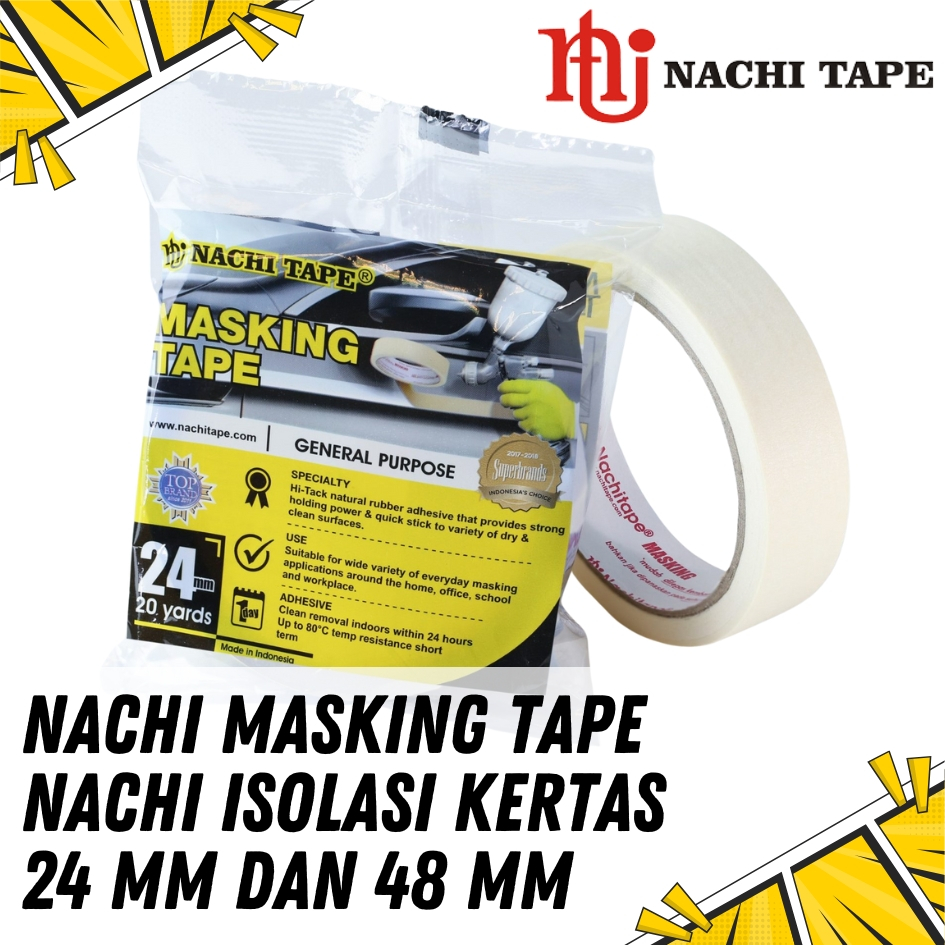 

ISOLASI KERTAS / MASKING TAPE NACHI