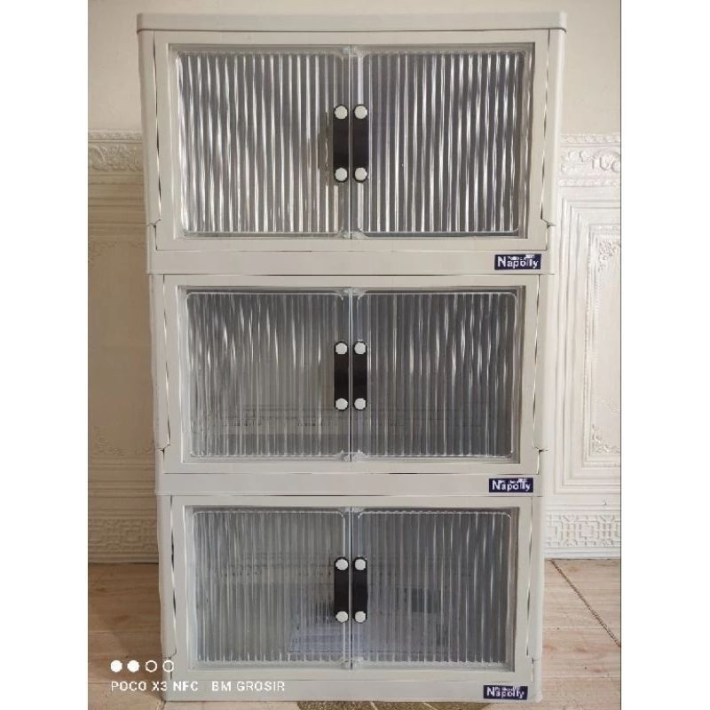 Poli Box Napolly 346 susun 3 Lemari Napolly