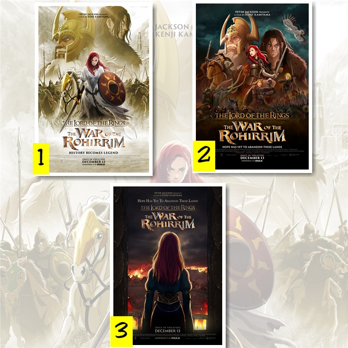 Poster Film The Lord of the Rings: The War of the Rohirrim A3+ | Dekorasi Kamar Estetik & Koleksi Un