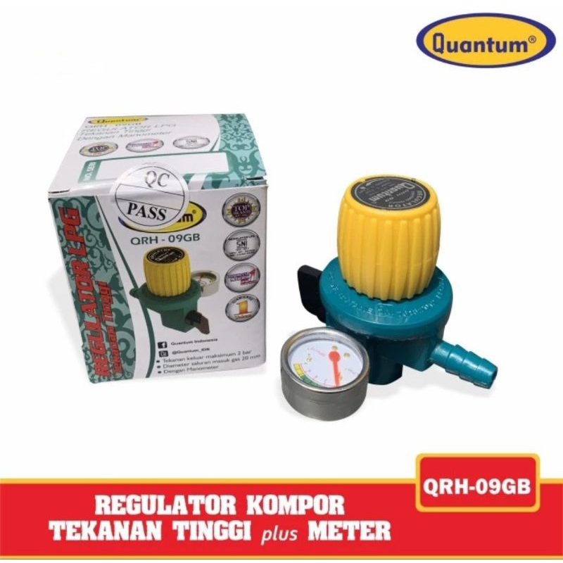 regulator gas Quantum tekanan tinggi regulator kompor gas