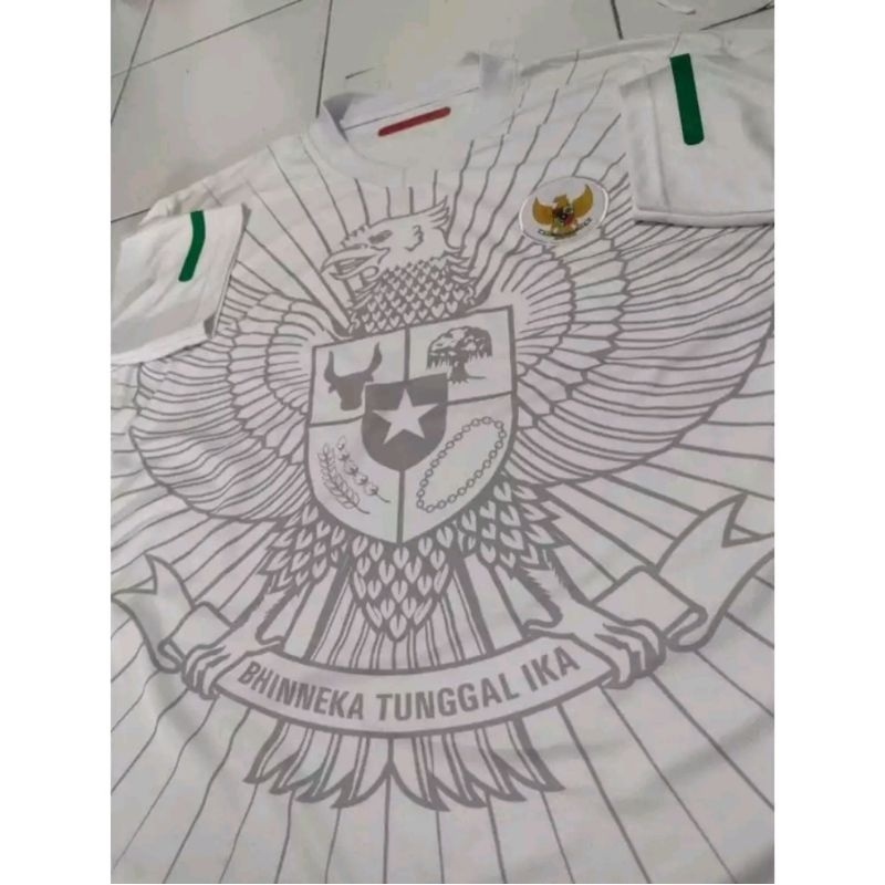 Jersey Kaos Baju Sepak Bola Timnas Indonesia Indo Home Away Garuda Merah Putih Retro Vintage Lawas C