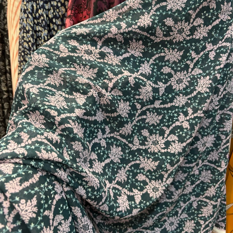 KAIN CERUTY BABYDOLL PREMIUM - kain ceruti premium motif bunga - kain ceruty motif bunga - kain baha