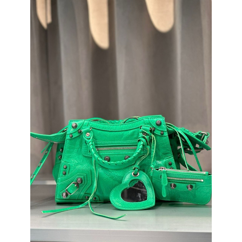 Balenciaga neo cagole xs green new authentic rec 2024