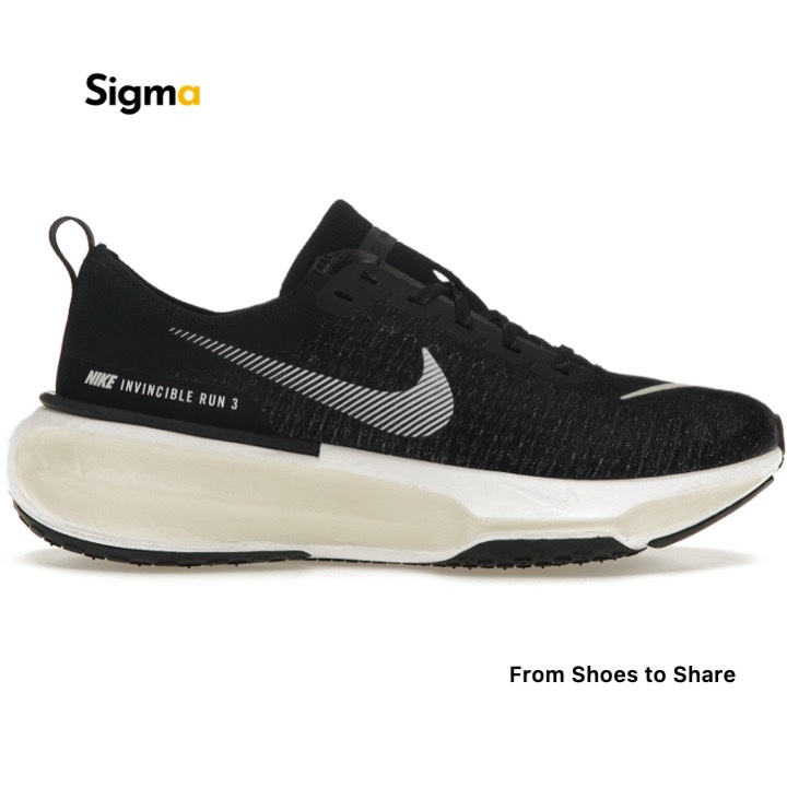 Sepatu Lari Nike ZoomX Invincible Run 3 Black White