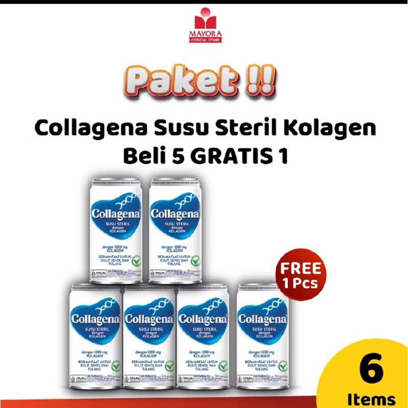 

PAKET SUSU COLLAGENA BELI 5 GRATIS 1