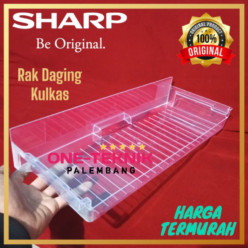 rak daging / ikan kulkas sharp 2 pintu sj195 sj196 sj197