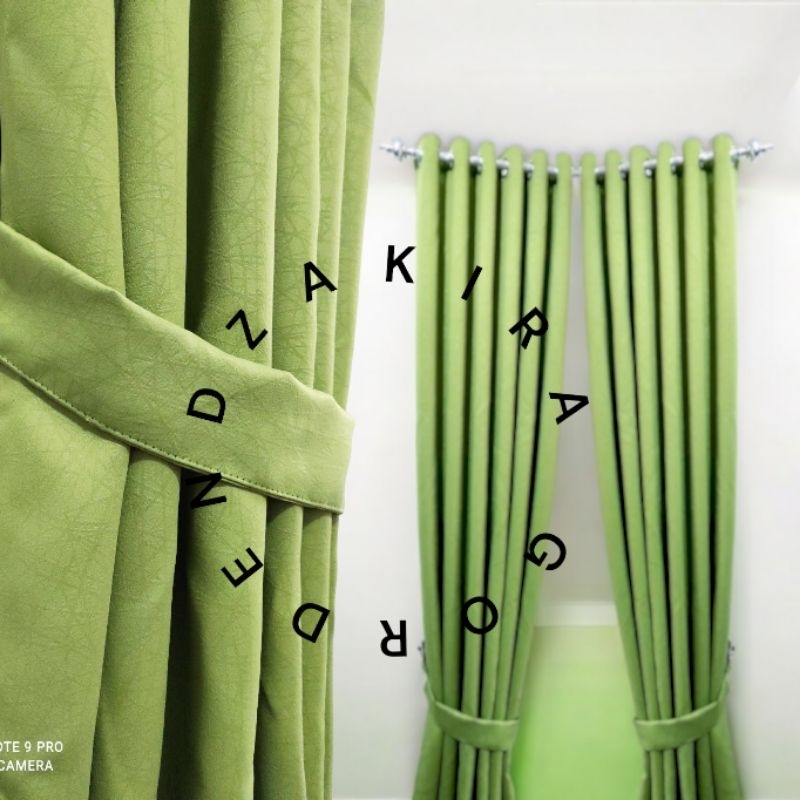 GORDEN POLOS MURAH Lebar 130 cm X Tinggi 150 cm/ 175 cm/ 200 cm/ 220 cm/ Gorden Polos Jendela Pintu