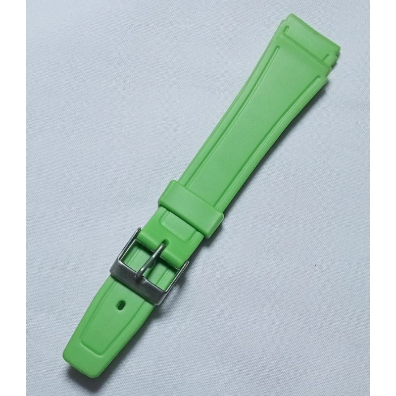 strap tali jam tangan QnQ warna pink biru ungu hijau putih ukuran 16mm