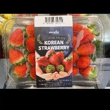 

Buah strawberry korea manis fresh 400 Gram