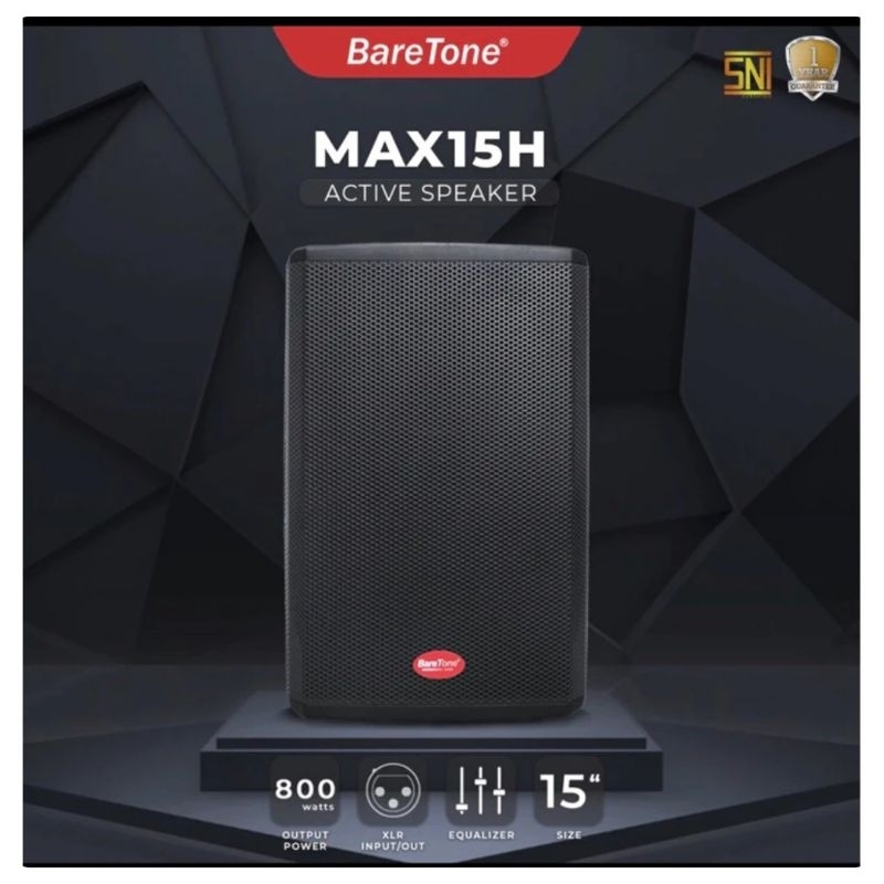 Speaker Aktif BareTone MAX15H | Speakear Aktif 15 Inch