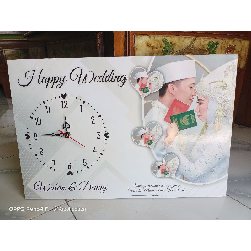 

Jam Custom 30 x 45 cm kekinian/kado foto