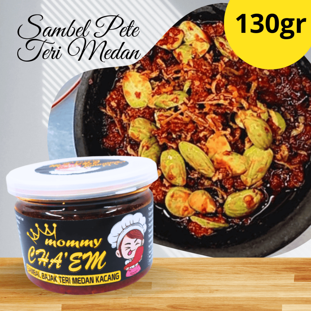 

Sambel Teri Pete / 130gr / Sambel Mommy Cha'em