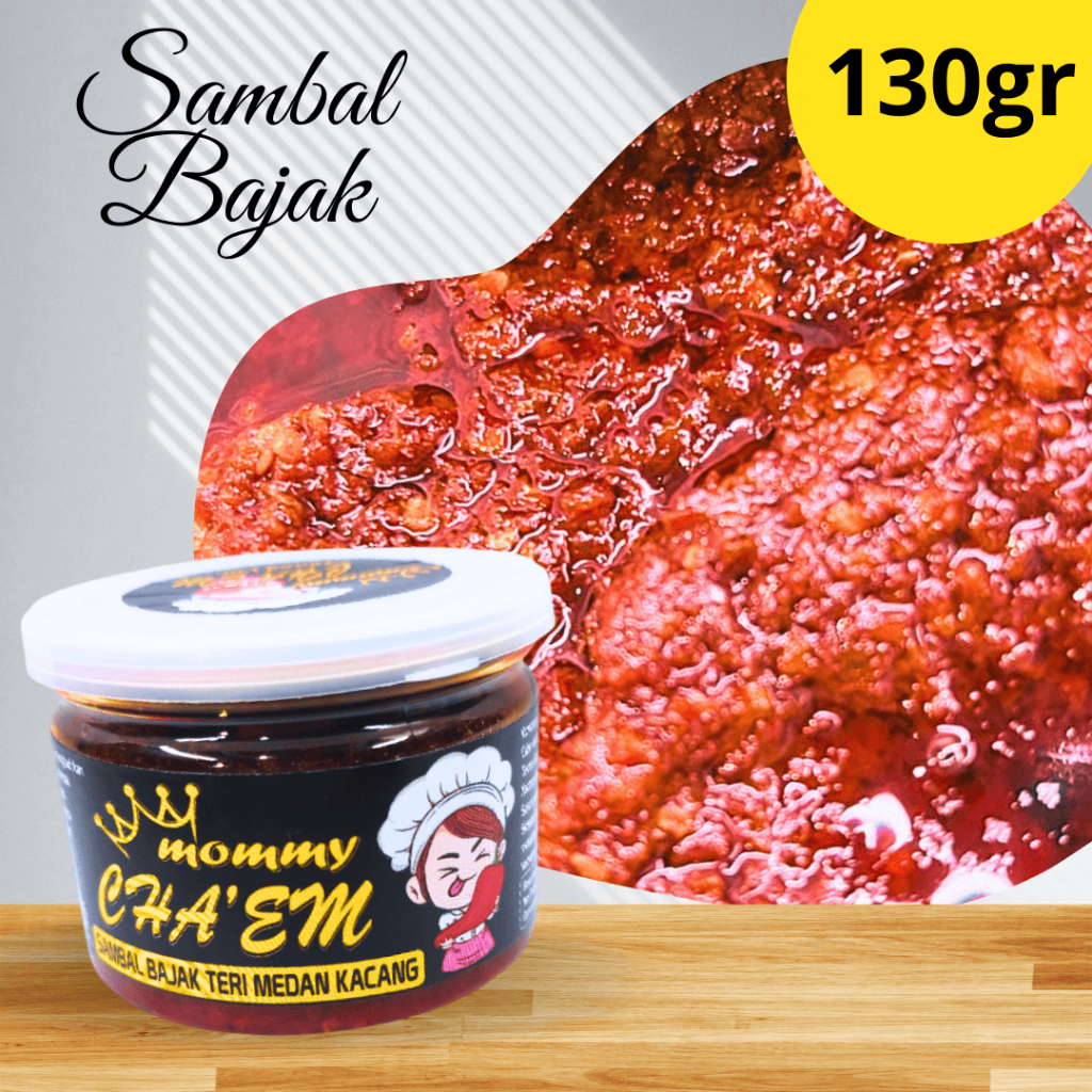 

Sambal Bajak / 130 gr / Sambel Mommy Cha'em