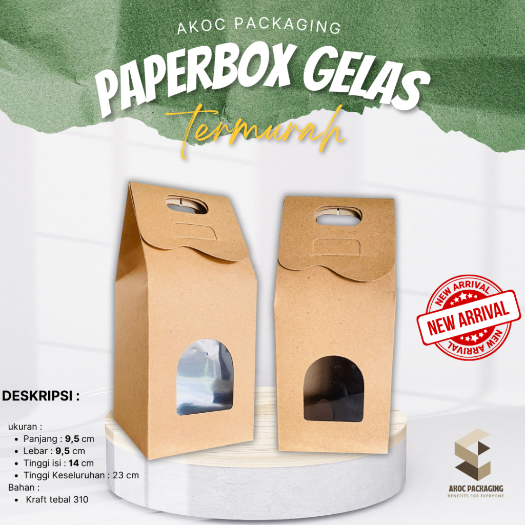 

Gelas Tutup Lembaran - PAPERBOX GELAS KACA BOX MUG DUS KEMASAN BOX PACKAGING SOUVENIR GIFT MUG GELAS BOTOL JAR TOPLES MURAH TERLARIS VIRAL BROWN KRAFT PAPER RUSTIC