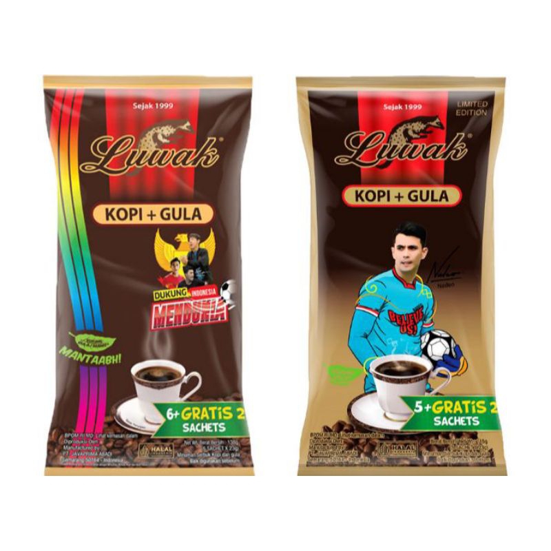 

KOPI LUWAK KOPI + GULA 5+2x23g