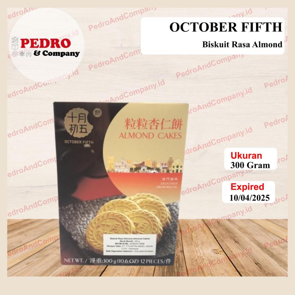 

October fifth mini by almond cakes biscuit 300 gr (12pc) biskuit mini