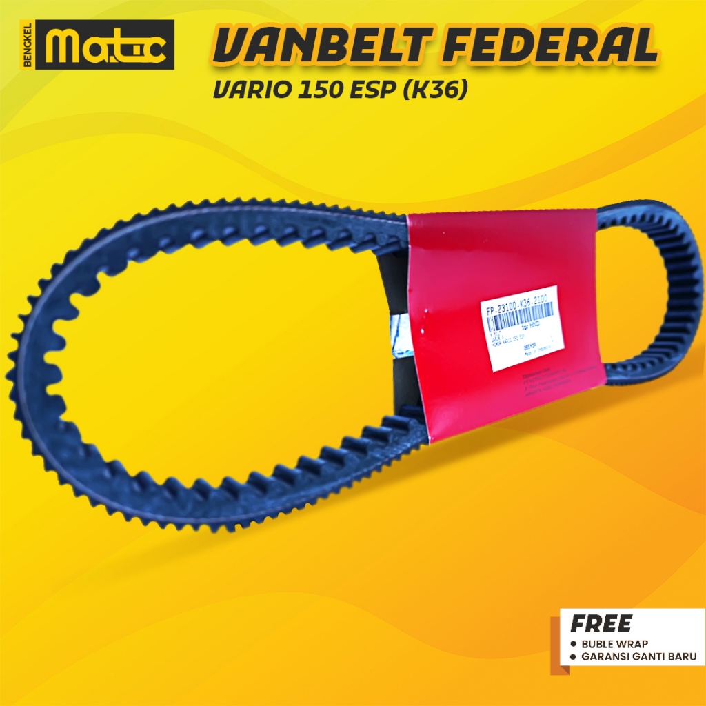 VANBELT V BELT VARIO 150 LED ORIGINAL FEDERAL