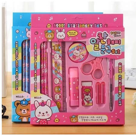 

[AM] PENSIL SET 9 IN 1 ALAT TULIS SET KARAKTER SOUVENIR ALAT TULIS SEKOLAH SOUVENIR ANAK ULANG TAHUN
