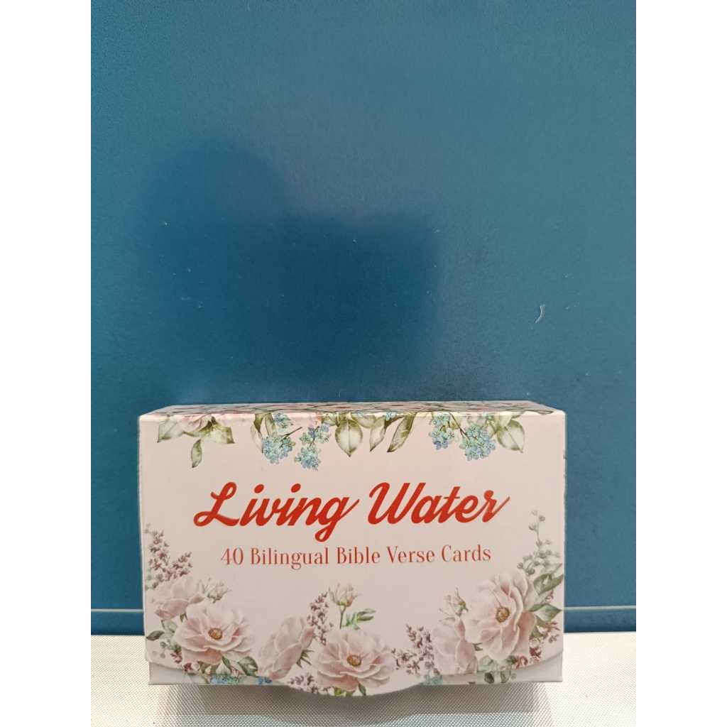 Kartu Ayat Firman Hidup isi 40pcs Kartu ayat Firman alkitab Pembatas Alkitab dan Buku Ayat ayat Emas