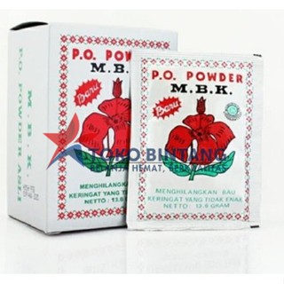 BEDAK MBK 13.6 GR X 12S (BOX PUTIH / SILVER ) - DEODORANT / PENGHILANG BAU BADAN