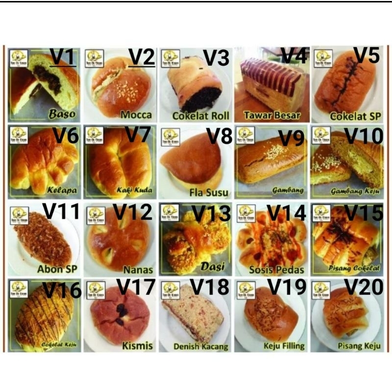 

roti lembut gemoy al varian pr.madura 10pcs