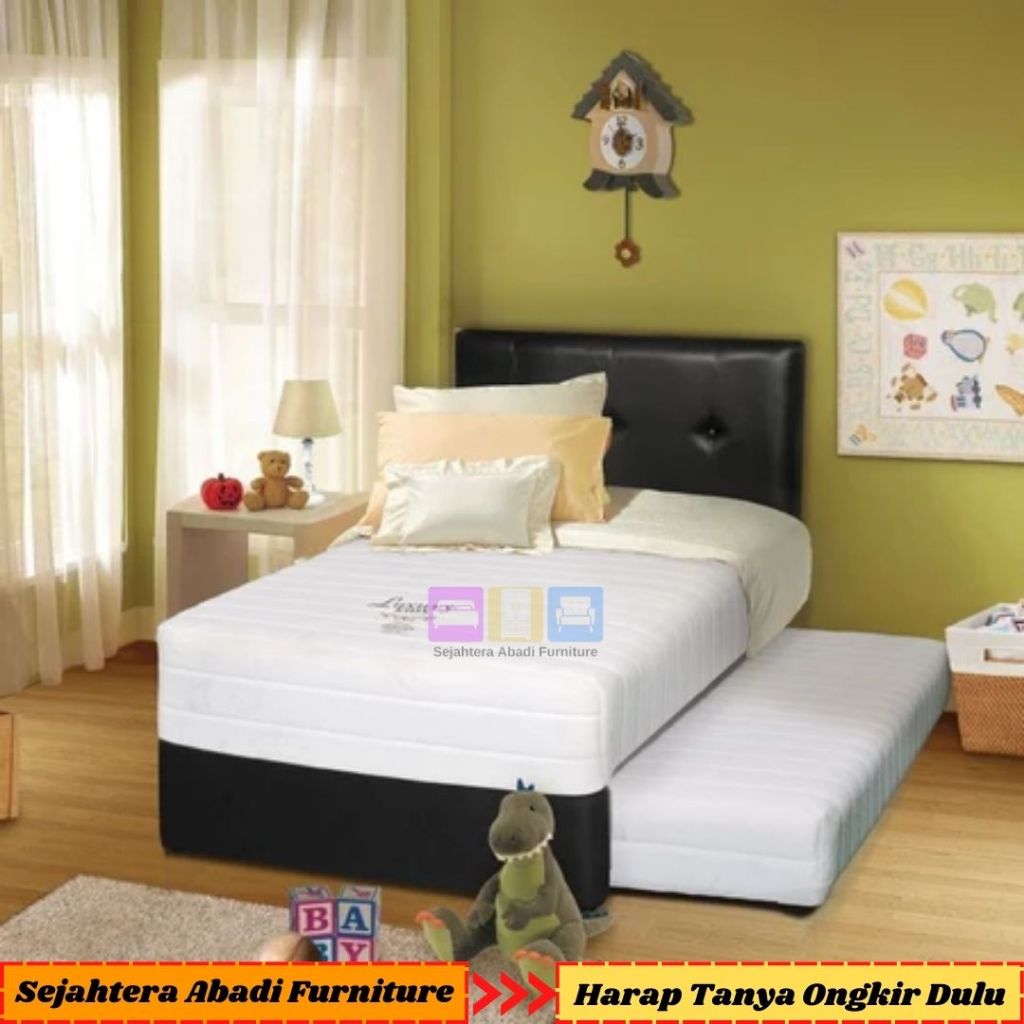 Florence Springbed 2in1 Luxury Kids latex spring anti mosquito protection Full Set & Matras
