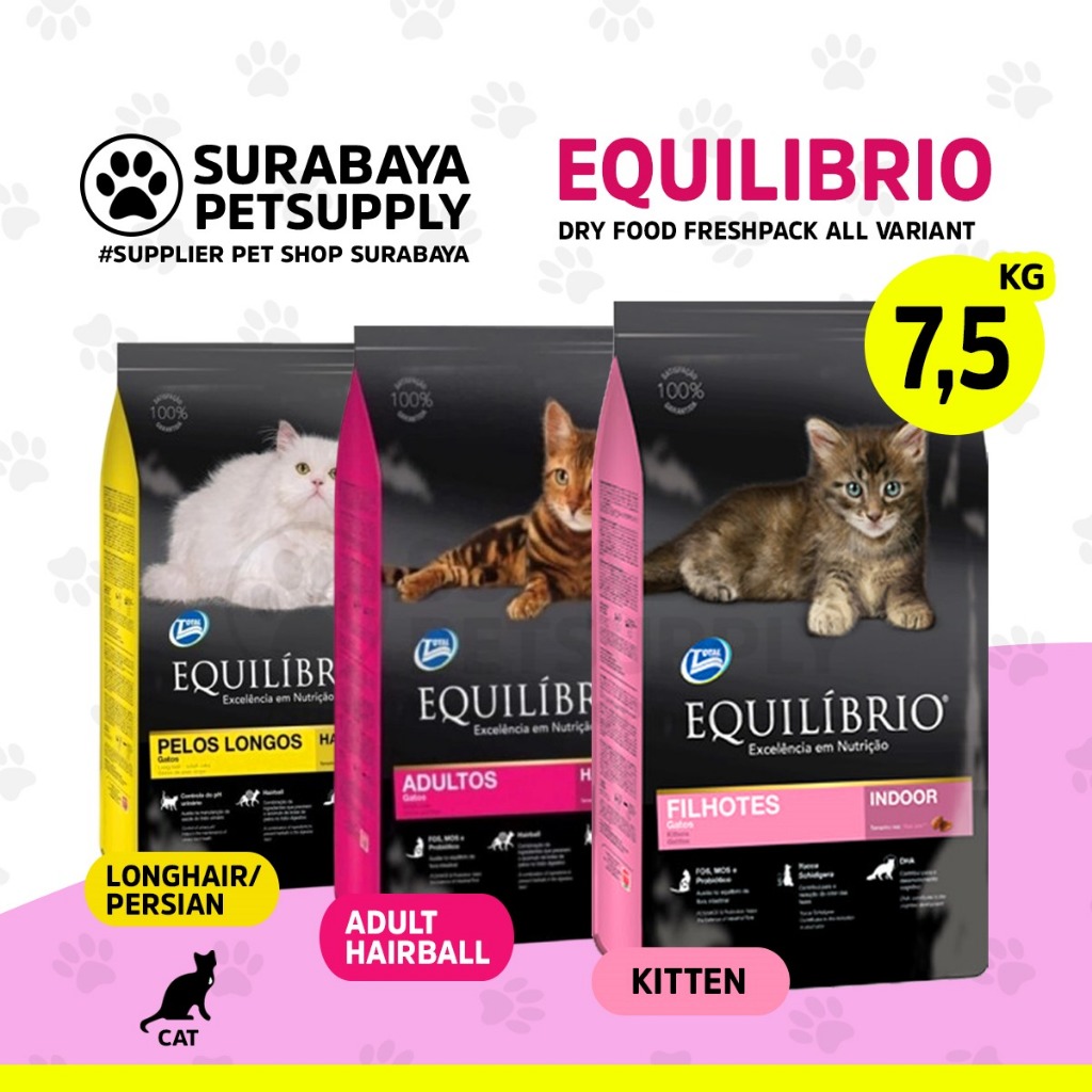Euqilibrio 7,5kg - Equil 7.5 kilo - Equailibrio 7.5kg - Equilibrio adult hairball 7,5 kg - Equilibri