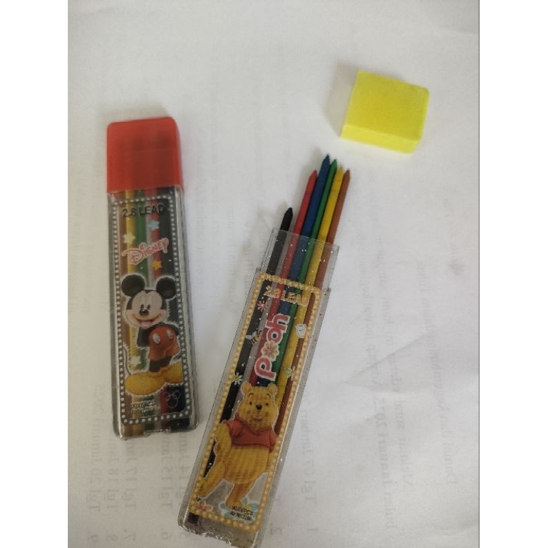 

isi pensil mekanik berwarna 2.8 mm 1 tube