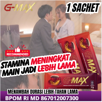 

1 SACHET ORIGINAL Kopi G-Max Stamina Pria Instan Sachet 100% Original Bpom Halal