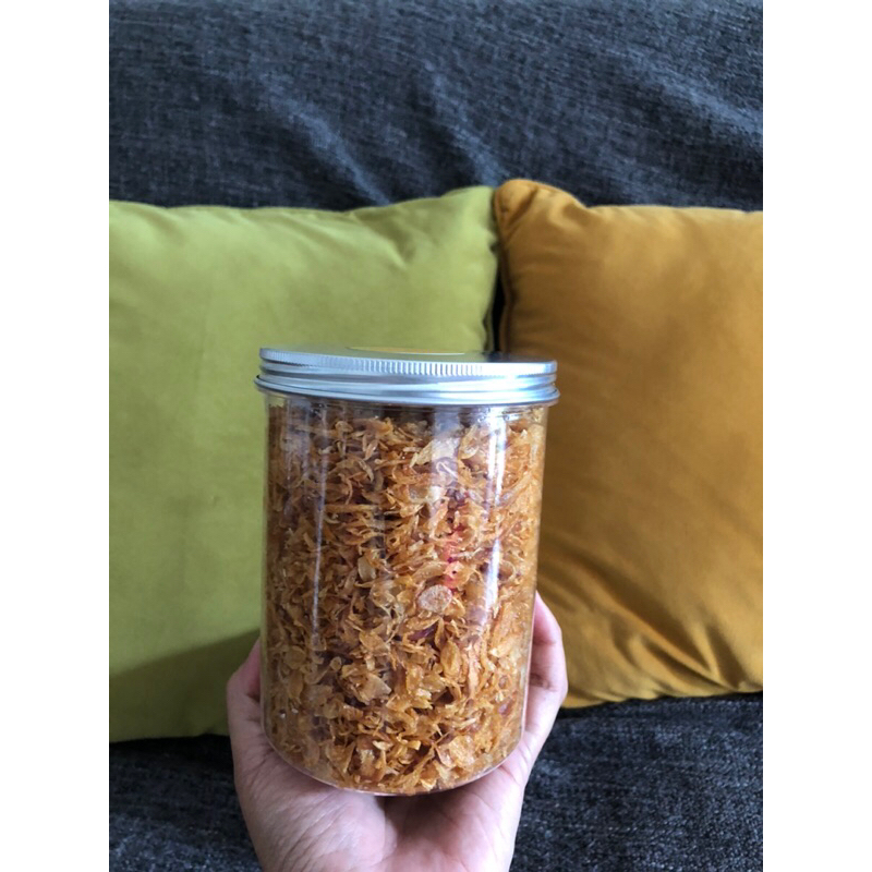 

Jar 800ml Bawang Goreng Premium/Murni Tanpa Campuran & Pengawet. Bawang Goreng, Bawang Brebes.