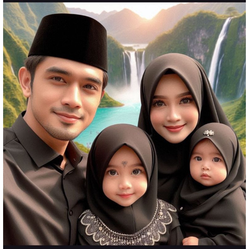 jasa edit foto wajah family