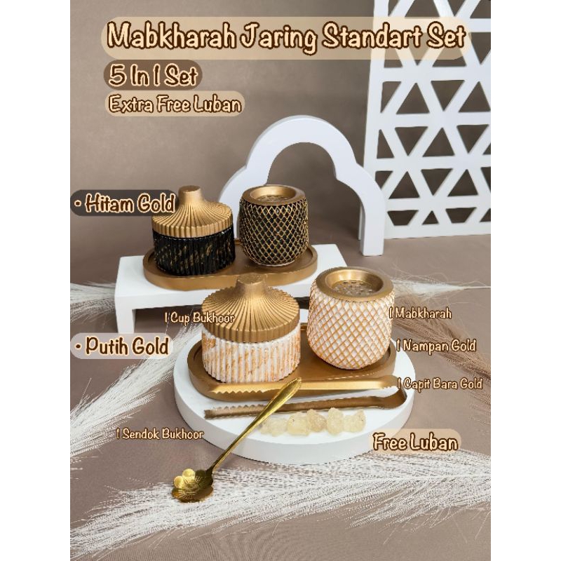 Mabkharah Set / Perapen / Tempat Dupa / Mabkharah