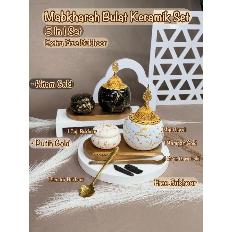 Tempat Dupa / Mabkhara / Tempat Dupa Set / Mabkhara set/ paket tempat dupa / mabkhara aesthetic