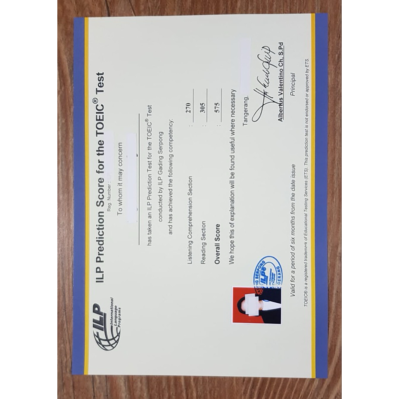 

ILP TOEIC TERMURAH TOEFL TOEIC ILP SERTIFIKAT