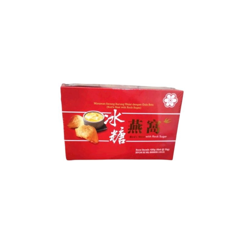 

Sarang Burung Walet dengan Gula Batu (Bird's Nest with Rock Sugar)with Rock Sugar (6btl 70g)